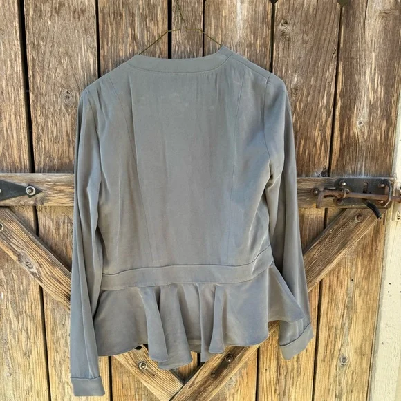 BCBGENERATION Open-Front Peplum Jacket - Picture 6 of 7